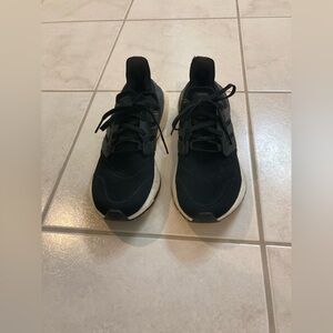 Adidas Ultraboost 22 Black and White Athletic Sneakers